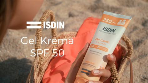 ISDIN Gel Krema za tijelo SPF 50 - YouTube