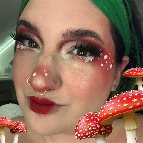 I was recommended to post my makeup look here! 🍄 : r/goblincore
