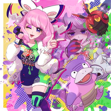 Download Slowbro With Klara Wallpaper | Wallpapers.com