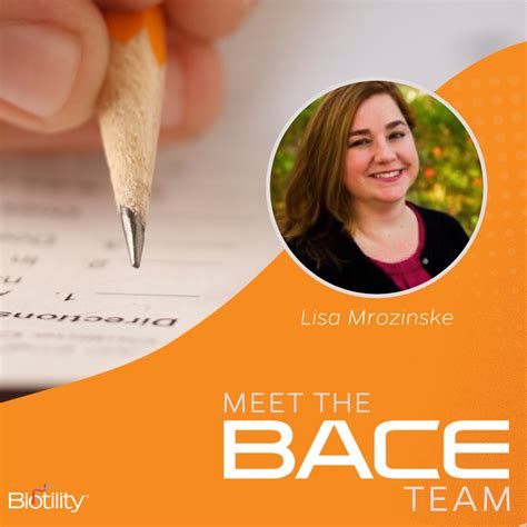Meet the BACE Team: Lisa Mrozinske - Biotility
