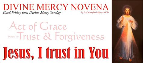 Divine Mercy Novena - Carmelite Institute of North America