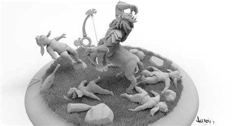 Escultura de centaleón | Domestika