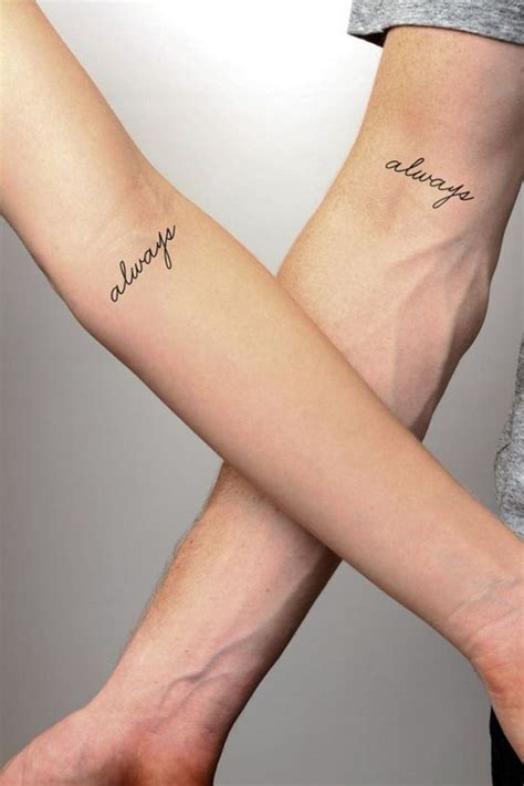 +22 Ideas de tatuajes en el antebrazo para parejas que sienten el amor ...