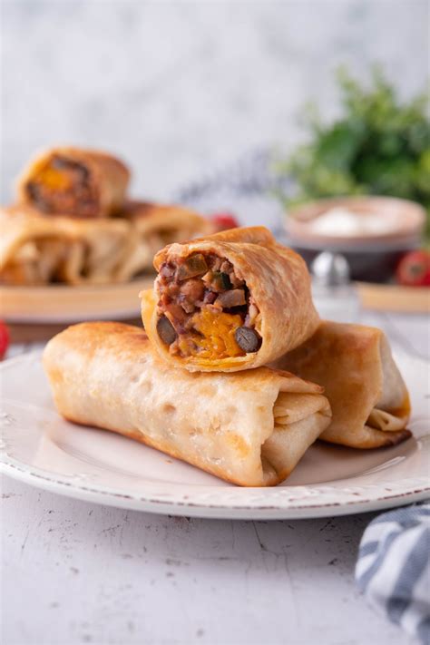 The BEST Crispy Fried Burrito Recipe (Made In UNDER 30 Minutes)