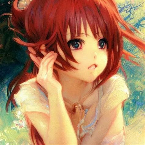 cute epic anime girl portraits chibi art anime stable diffusion
