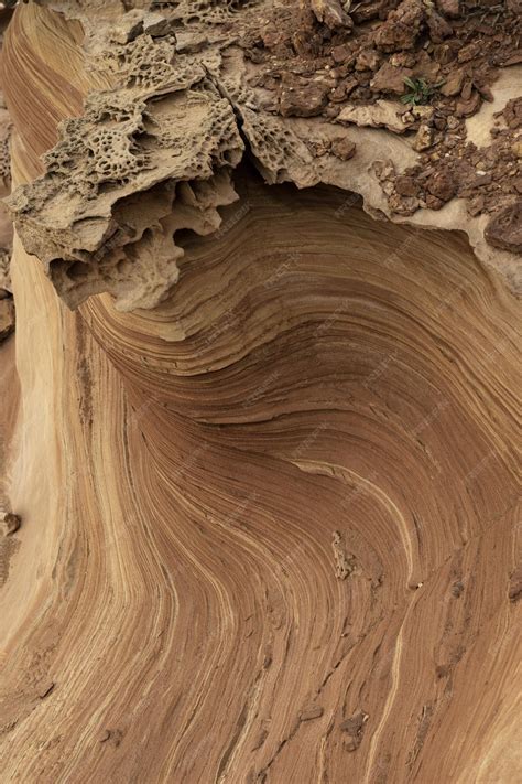 Premium Photo | Intricate Sandstone Swirls and Erosion Patterns