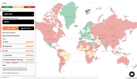 Where are you allowed to travel amid covid pandemic? This website