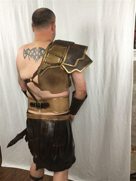 Herren Leder Gladiator Rüstung Gladiator Bracers Gladiator - Etsy.de