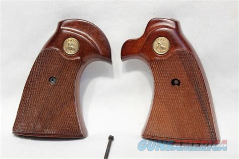 Colt diamondback factory wood grips... for sale at Gunsamerica.com ...