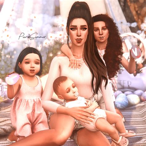 Download (ParisSimmer) - Easter Family Portraits - The Sims 4 Mods - CurseForge