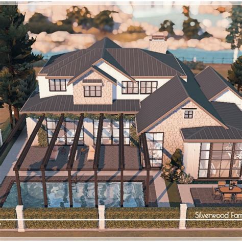 The Sims 4 House for large family. No CC Lot. | Sims house design, Sims ...