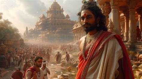 Premium Photo | The Eternal Guide Illustrating Lord Krishnas ...