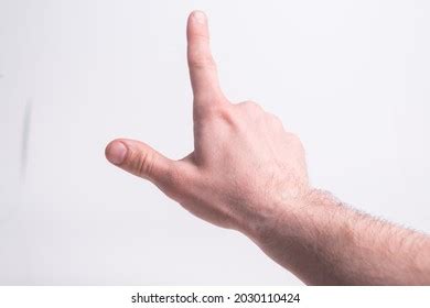 Simple Modern Hand Signs White Background Stock Photo 2030110424 ...