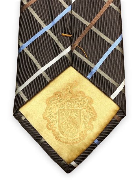 Donald J. Trump Signature Collection Tie Brown Plaid … - Gem