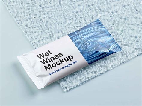 Wet Wipes Mockup (PSD)