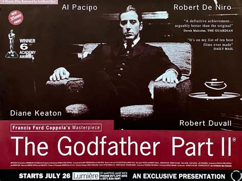 original godfather part ii  poster al pacino michael corleone