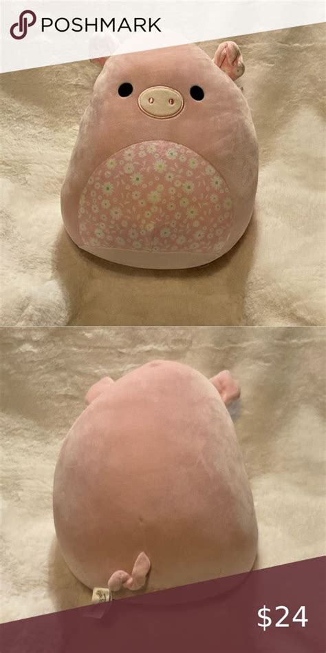 Squishmallow peter the pig 11” plush | Pig plush, Plush, Pink floral