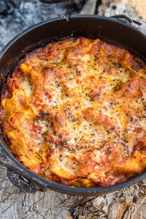 Dutch Oven Lasagna
