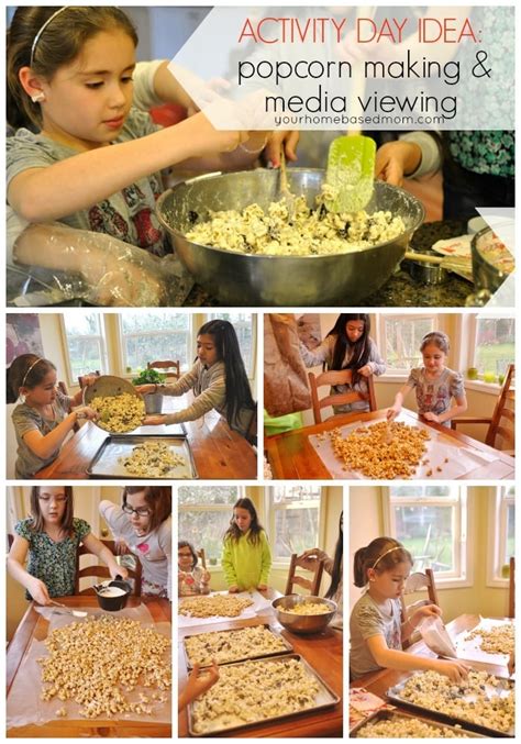 Popcorn Making & Media Viewing}Activity Day Idea - Your Homebased Mom