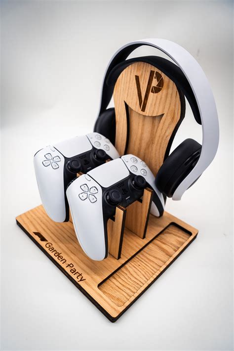 video game controller holder stand custom    wood etsy