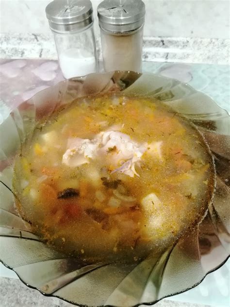 Грибной суп на курином бульоне 🥣🥄 рецепт с фото пошаговый от Оля-ля 🌳 ...