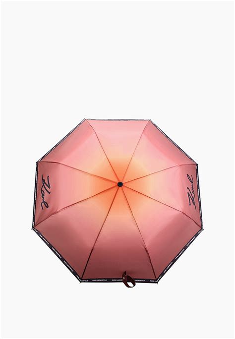 Зонт складной Karl Lagerfeld, цвет: коричневый, RTLACB035901 — купить в ...