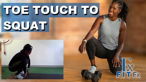 toe touch  squat  full body mobility
