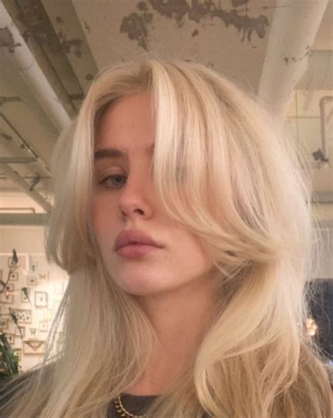 curtain bangs blonde girl artofit