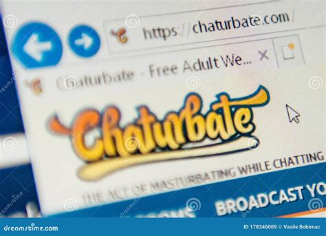 chaturbatecom web site editorial stock image image  network