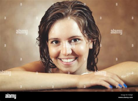 People relaxing in a spa Stock Photo - Alamy