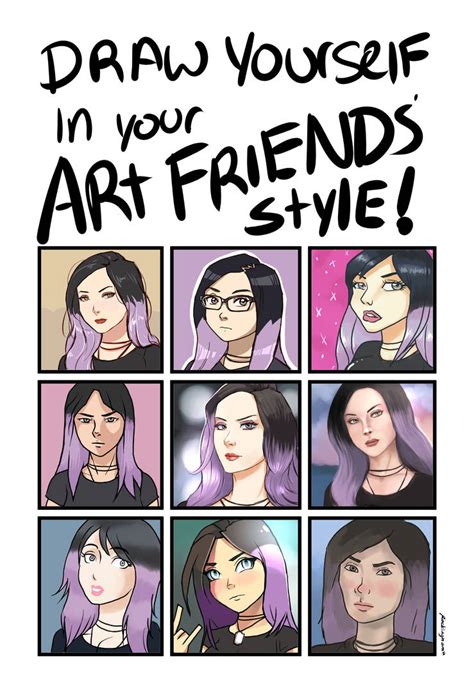 art friends style meme  oshirockingham  deviantart