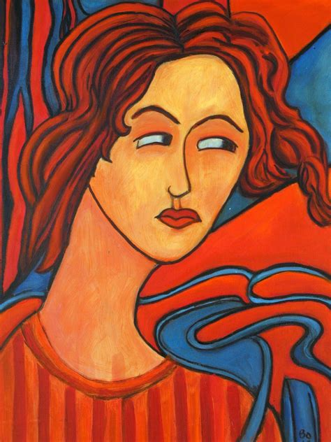Peinture tête de femme