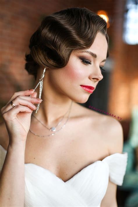 Голливудская волна, Gatsby hairstyle | Прически, Свадебные прически ...