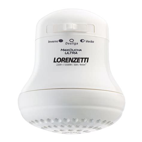 Marca De Chuveiro Lorenzetti - Chuveiro Maxi Ducha Ultra 3T 220V 5500W Lorenzetti - Alta Performance e ...