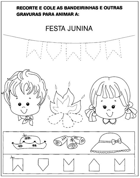 Atividades sobre Festa Junina para Educação Infantil - SÓ ESCOLA