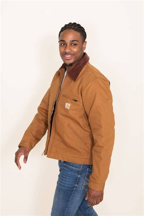 Carhartt Duck Detroit Jacket for Men in Brown in 2023 | Carhartt ...