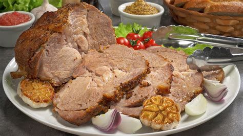 Свиная шея запеченная в духовке целым куском. Рецепт от Всегда Вкусно!