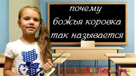 ЕваПочемучка - почему божья коровка так называется - YouTube
