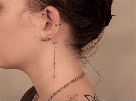 tattoo designs in neck | Side neck tattoo, Simple neck tattoos, Neck ...