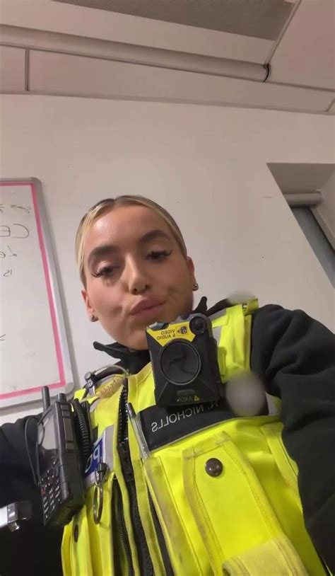 Truth behind 'police officer Bonnie Blue' who wears uniform for racy