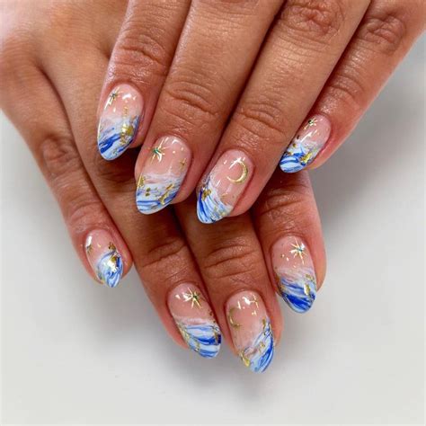15 Blue French Tip Nail Ideas That Are Every Bit of Cool