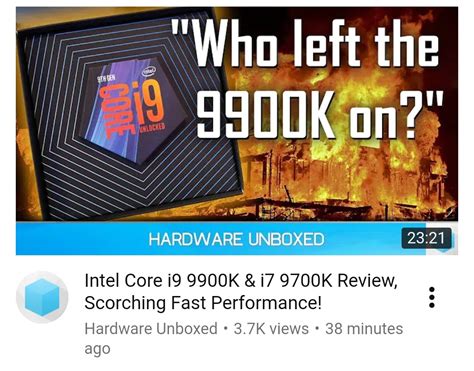 i9 9900k with blazing fast performance : r/AyyMD