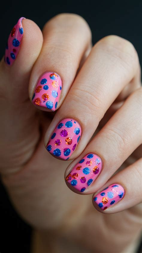 creative polka dot nail art designs  inspire   manicure