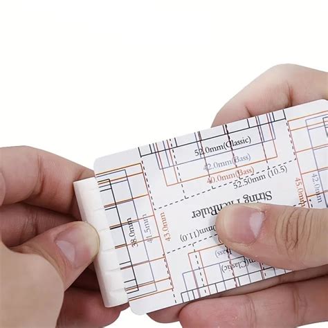 FRITZ RULER - STRING ACTION GAUGE & STRING PITCH RULER