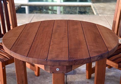large wood outdoor table   durable patio gatherings