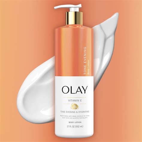 olay tone evening hydrating body lotion  vitamin