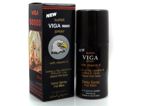 Super Viga 50000 Men's Body Spray - Original USA Intimate Delay Spray