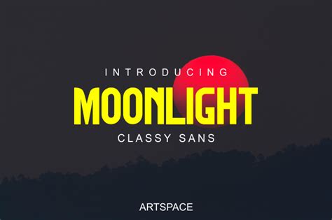 Download Moonlight font | fontsme.com