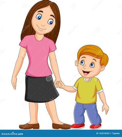 Mother Holding Child Clip Art