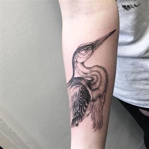 Tattoo • Значение тату: Журавль